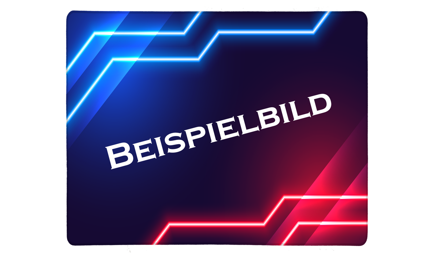 TEXTIL Gaming Pad Größe S 350 x 300 x 2,5 mm Rand vernäht