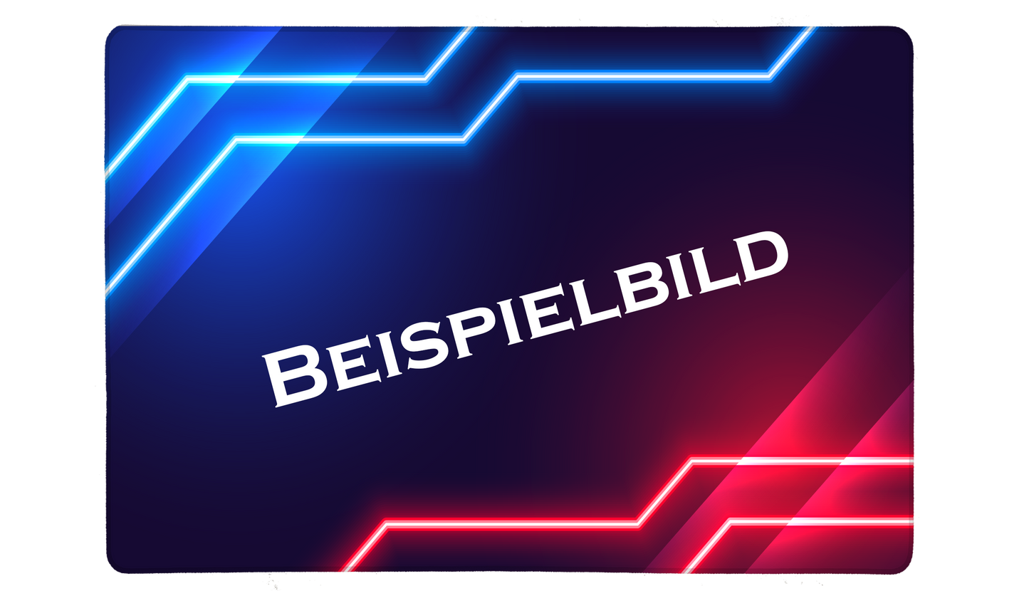 TEXTIL Gaming Pad Größe L 600 x 400 x 2,5 mm Rand vernäht