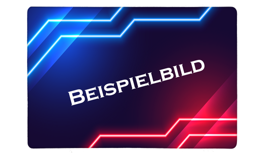 TEXTIL Gaming Pad Größe L 600 x 400 x 2,5 mm Rand vernäht