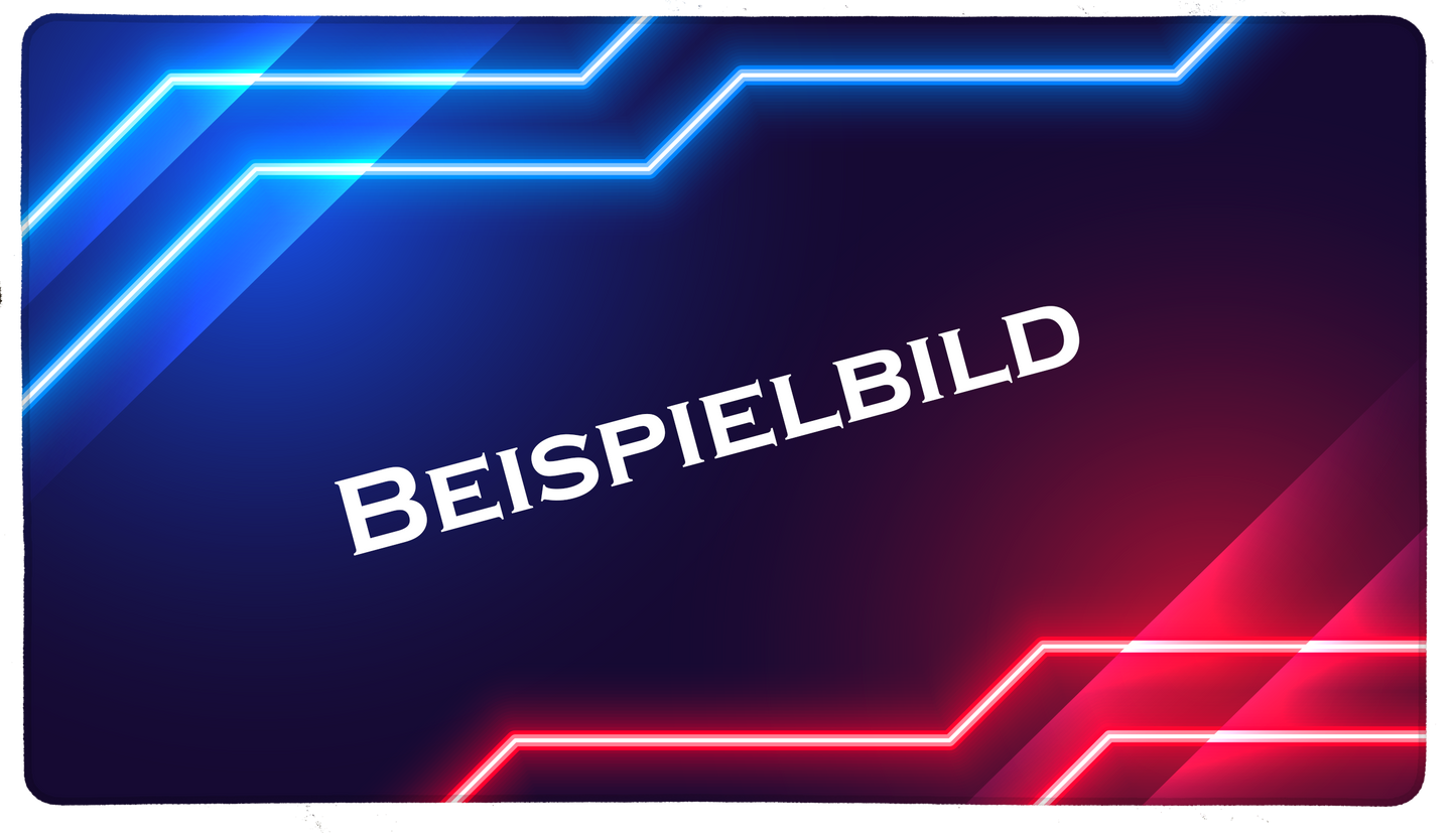 TEXTIL Gaming Pad Größe XL 800 x 450 x 2,5 mm Rand vernäht