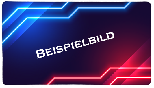 TEXTIL Gaming Pad Größe XL 800 x 450 x 2,5 mm Rand vernäht