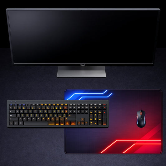 TEXTIL Gaming Pad Größe L 600 x 400 x 2,5 mm Rand vernäht