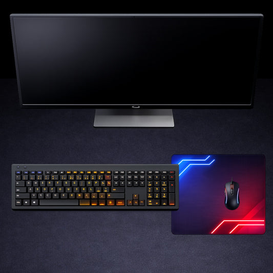 TEXTIL Gaming Pad Größe S 350 x 300 x 2,5 mm Rand vernäht