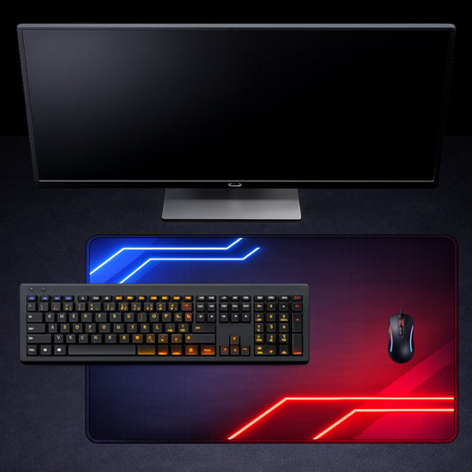 TEXTIL Gaming Pad Größe XL 800 x 450 x 2,5 mm Rand vernäht